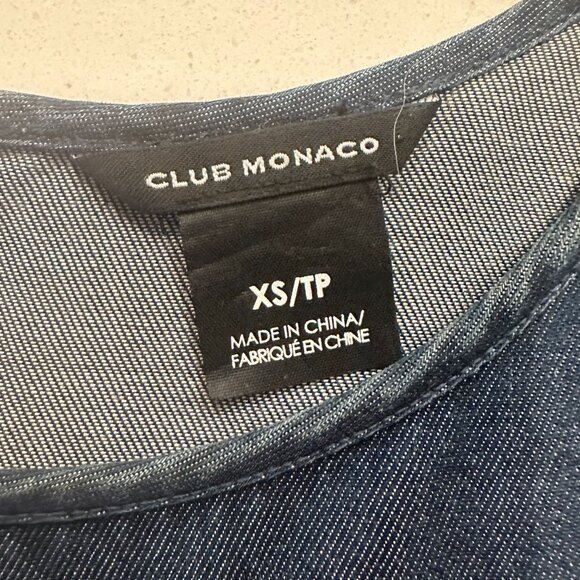 Club Monaco XS Womens Crop Tank Top - Picture 3 of 3